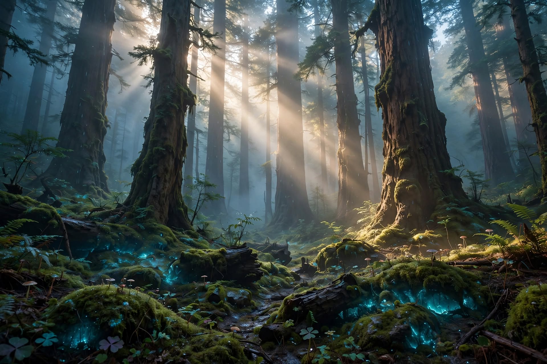 Mystic Redwood Dawn